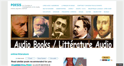 Desktop Screenshot of online-litterature.com